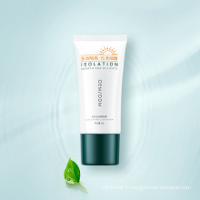 Crème solaire bio blanchissante pour le visage FPS 30+ d&#39;OEM/ODM Nature de marque privée